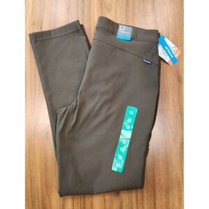 Columbia Straight Leg Jambe‎ Droite Active Fit Lined Pant -Olive Green - Size 12